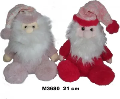 Produktbild von Nd39_512849 Plüschtier, Nikolai, 20 cm, sitzend, mit Mütze