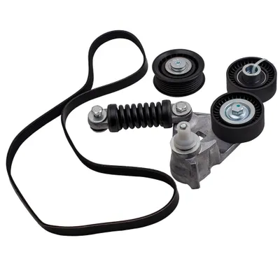 Image de Kit Courroie Trapézoïdale À Nervures Tendeur Pour Ford Transit Mondeo 3 Mk3 2.0 2.2 Di Tdci