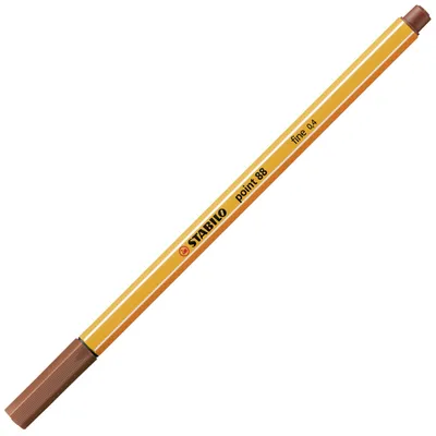 Zdjęcie produktu dla Fineliner - STABILO point 88 - pojedynczy długopis - czerwonawy