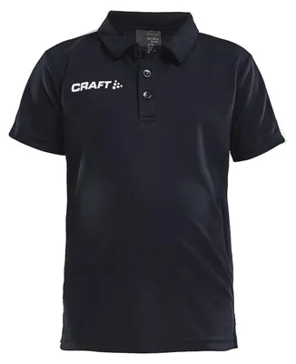 Produktbild von CRAFT Progress Polo Pique JR Black/White 122/128