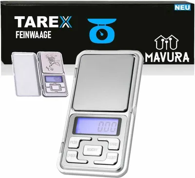 Immagine prodotto di Bilancia fine TAREX Bilancia tascabile estremamente precisa Bilancia per oro Bilancia per gioiellieri Bilancia digitale
