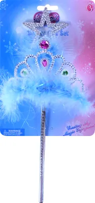 Produktbild von Rappa Zauberstab mit Krone Prinzessin