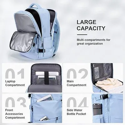 Produktbild von Famanu Reisrucksack Multifunktional - 45 x 36 x 20 cm, 40 Liter