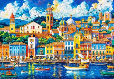 Produktbild von Grafika Puzzle Mediterranean Dream - 1000 Teile Erwachsenenpuzzle