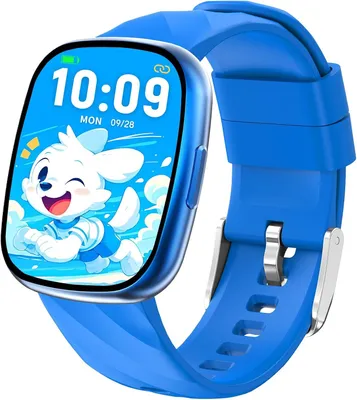 Image de Montre connectée pour enfants, montre téléphone sport fitness pour enfants, étanche IP68, plus de 100 modes sportifs, notifications messages