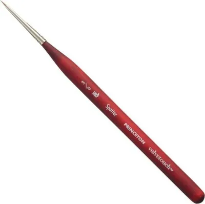Zdjęcie produktu dla Princeton Brush Velvetouch Multi-Technique Synthetic Spotter Mini Pędzel okrągły 3/0 1 szt.