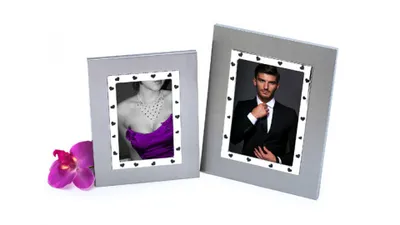 Obrázok produktu pre Sklenený svadobný fotorámik 10x15 LOVE