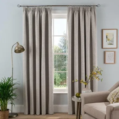 Produktbild von Verduisternde Vorhangset 2-teilig 167cm breit dunkel
