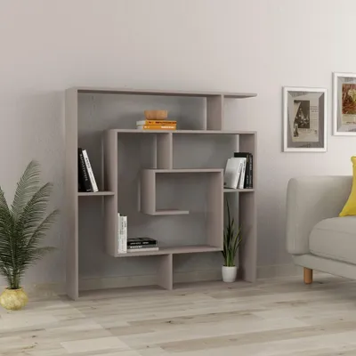Immagine prodotto di Libreria tortora con 9 ripiani Labirent 125x22x129