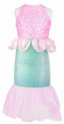 Productafbeelding van Betoverende zeemeerminnenjurk Mysty, roze (5-6 jaar)