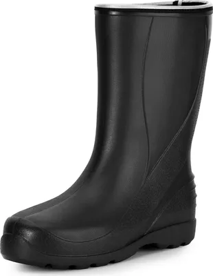 Produktbild von Ladeheid Damen leichte Eva Gummistiefel Regenstiefel LADW005 (Schwarz, 42 EU)