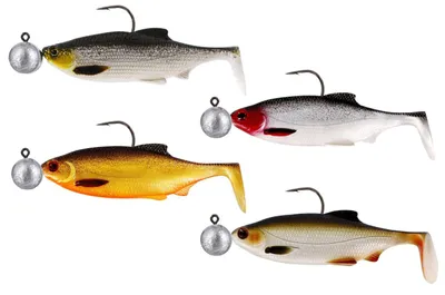 Produktbild von Westin Ricky the Roach R'NR 7cm 5g Gr. 3/0 - 2 montierte Gummifische, Farbe:Dark Water Mix 4