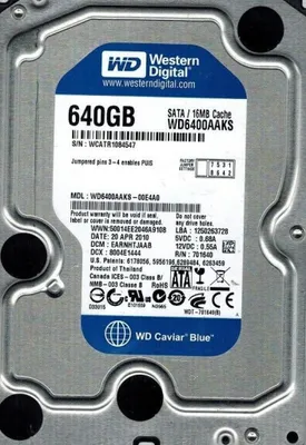 Produktbild von Western Digital WD6400AACS 640GB SATA 3,5"