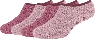 Produktbild von Camano ABS-Sneakersocken im 4er Pack mit Recycled Polyester Cosy Aus extraweichem Material dusty rose 35-38