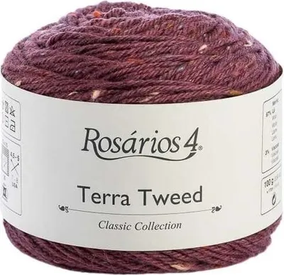 Produktbild von Rosários 4 Terra Tweed 11 Pink Strickgarn