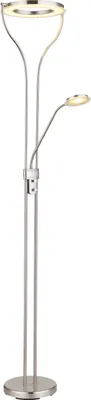 Produktbild von Globo Lighting Deckenfluter Metall verchromt, LED