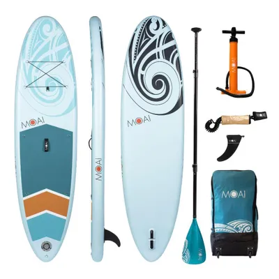 Produktbild von MOAI All-Round SUP 10'6 (320 cm) | Komplettes Paket, Aufblasbar, Sup Board , Stand Up Paddle Board