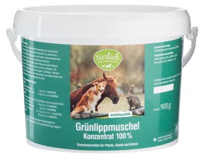 Obrázek produktu pro TIERLIEB Doplněk stravy pro klouby, šlachy a pohybový aparát koní – mušle zelenopyská – 900 g