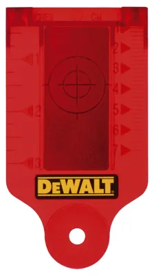 Produktbild von DeWALT Laser-Zielkarte DE0730-XJ rot - Zubehör für Laser mit roter Diode