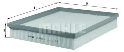 Zdjęcie produktu dla Filtr powietrza KNECHT LX 1586
