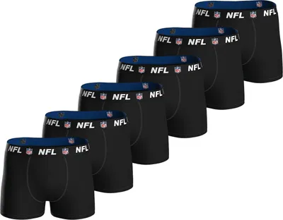 Produktbild von Huddle Herren Boxer NFL Shield 6-Pack blk - Größe S