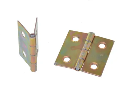 Obrázek produktu pro Aqbau® Rolované panty Poloviční šířka 35 mm x 35 mm Nábytkové panty Pozinkované 50 kusů