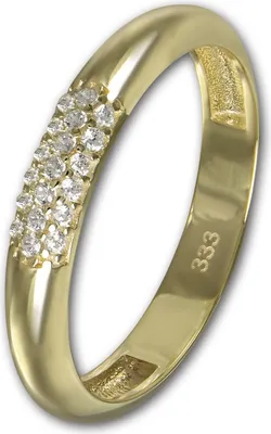 Produktbild von GoldDream Ring Gr. 56 17,8 GoldDream Ringe goldweiß Echt-Schmuck GDR559Y56