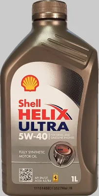Produktbild von Shell Helix Ultra 5W-40 1 Liter