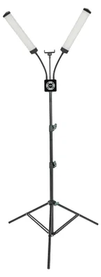 Produktbild von Dual Arm LED-Schönheitslicht für Wimpernverlängerung Make-up Maniküre dimmbar mit Handyhalter