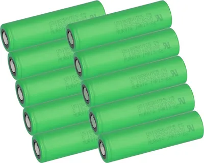 Produktbild von 10x Murata Akku Li-Mn US18650VTC5 3,6V 2610mAh LiNiMnCoO2 max. 30A Akku