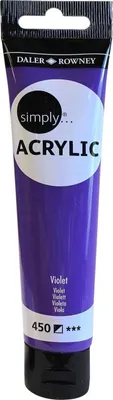 Produktbild von Daler-Rowney Simply Acrylic, 75 ml, Violet