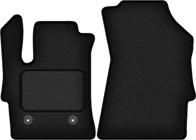 Immagine prodotto di Wielganizator tappetini auto velours anteriori adatto per Renault Espace VI (2023-, SUV) neri, set 2 pz, con fissaggi