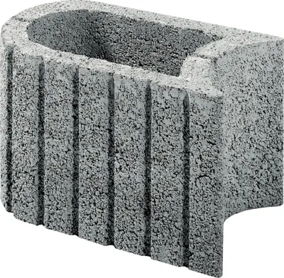 Produktbild von Kann Pflanzstein Mini Plus 35 x 20 x 20 cm grau