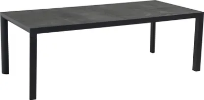 Obrázok produktu pre Stôl - 220x100x74cm - hliník - antracit - keramický kameň