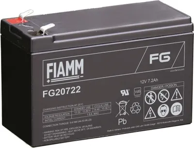 Produktbild von Akumulator kwasowo-ołowiowy Fiamm FG20722 12V/7,2Ah Faston 6,3