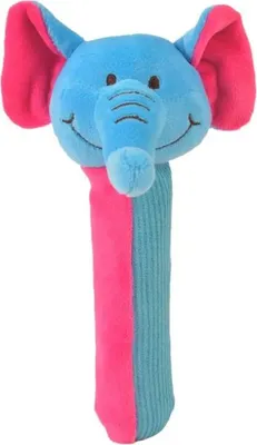 Immagine prodotto di Fiesta Crafts: peluche elefante sonaglio, giocattolo sensoriale