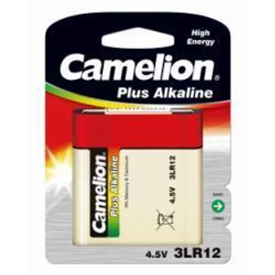Obrázek produktu pro Baterie 3LR12 ploché kontakty 4,5V 1ks v balení - Camelion originál