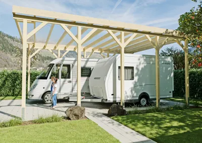 Produktbild von Wohnmobil-Carport Oakland III 6,00x8,50 m