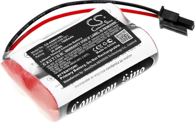 Image de TECHTEK Batterie compatible avec [ABB] 1s2 PLS17500, IRB 1200, IRB 910SC remplace 3HAC051036-001, pour 3HAC051036-001 REV02, pour 3HAC051036-001-C