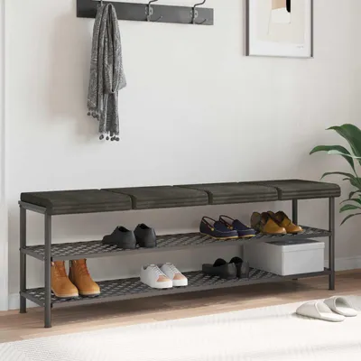 Produktbild von Maison Exclusive - Bankkissen 4 stk. Plüschcord Anthrazit Tiefe 35 cm
