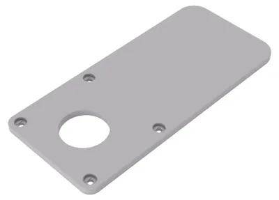 Produktbild von PRIWAS Grundplatte XL-Version passend für Bosch GKF 550 | Vergrößerte Gleitplatte passend für Bosch Kantenfräsen