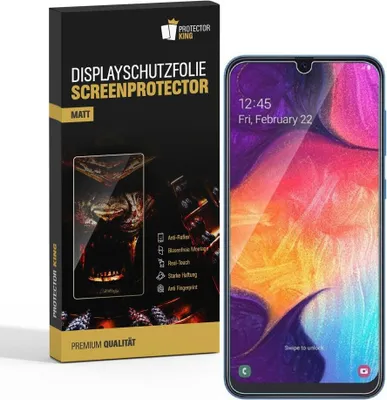 Produktbild von 2x Displayschutzfolie für Samsung Galaxy A51 ANTI-REFLEX Displayfolie MATT