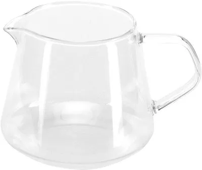 Immagine prodotto di Bicchiere trasparente da 650 ml in vetro borosilicato, con manico, adatto al lavaggio in lavastoviglie, sicuro da usare