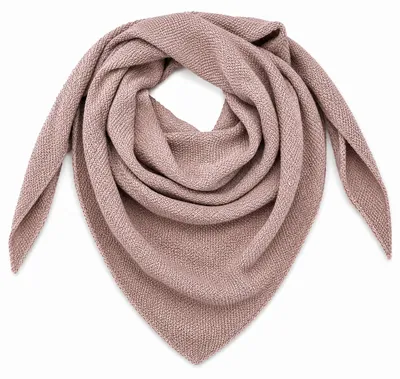 Produktbild von XL Strick Dreieckstuch - Schal  200 x 80 cm | Taupe