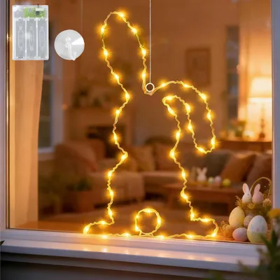 LED-Fensterlicht (A) – Osterdeko, batteriebetrieben
