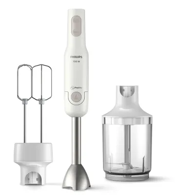 Produktbild von PHILIPS Stabmixer Daily Collection ProMix 700W XL, mit Hackaufsatz und Doppelrhrern