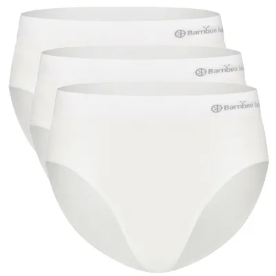 Produktbild von Bamboo Basics Nahtloser Full Slip Belle - White - 3-Pack, Farbe:White, Größe:S