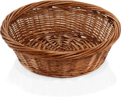 Produktbild von Buffetkorb rund Vollweide, gesotten braun Ø 43 cm cm Holz