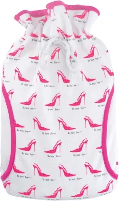 Produktbild von Wärmflasche 2,0L, Muff Bezug, Bettflasche, Öko Wärmflasche, Wärmflasche aus Gummi, Kuschelbezug, High Heels