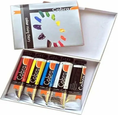 Immagine prodotto di Set di pittura Talens Cobra 5 pezzi pittura ad olio